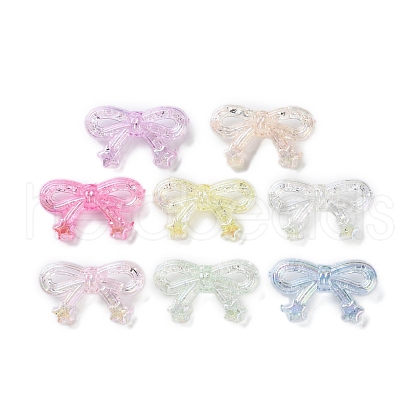 Transparent UV Plating Acrylic Beads PACR-D288-16-1