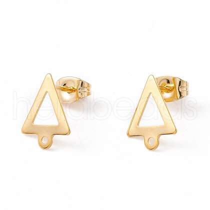 201 Stainless Steel Stud Earring Findings EJEW-A071-19G-1