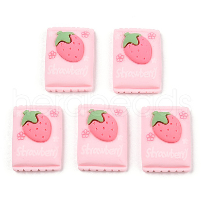 Opaque Resin Imitation Food Cabochons CRES-YWC0002-01A-1