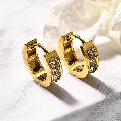 304 Stainless Steel Hoop Earrings for Women EJEW-M068-10G-03-1