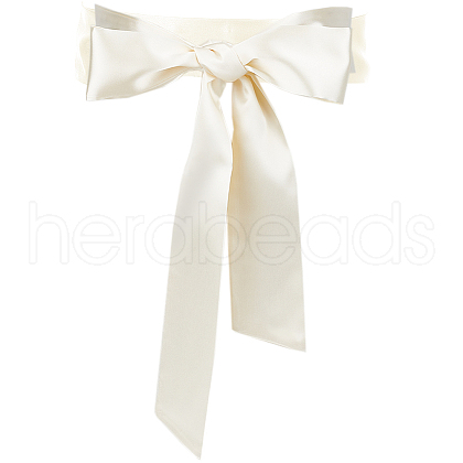 Satin Cloth Ribbon Wrap Around Chain Belt AJEW-WH0314-198B-1