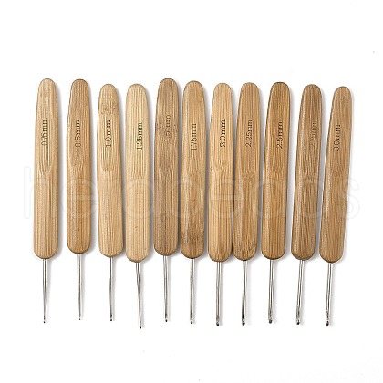 11Pcs Iron Crochet Hooks AJEW-C041-03-1