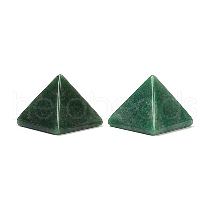 Natural Green Aventurine Orgonite Pyramid Display Decorations G-C186-07L-1