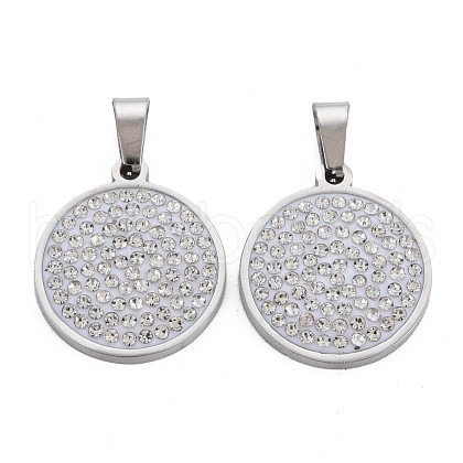 201 Stainless Steel Pendants STAS-N095-038P-1
