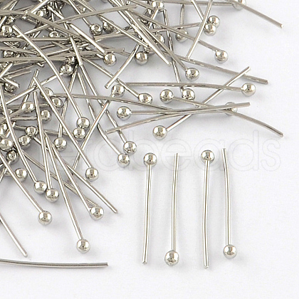 Brass Ball Head Pins X-KK-R020-04P-1