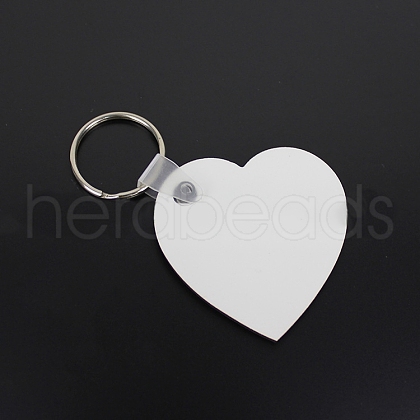 Sublimation Double-Sided Blank MDF Keychains ZXFQ-PW0001-044-1