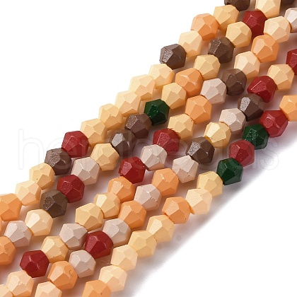 Handmade Lampwork Beads Strands LAMP-R020-02C-1