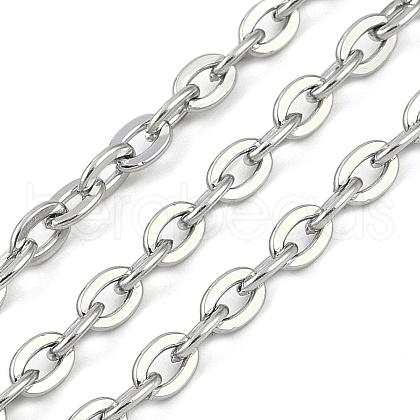 Non-Tarnish 304 Stainless Steel Link Chains CHS-A013-05P-1