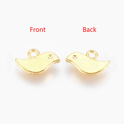 Tibetan Style Alloy Charms TIBEP-A18898-G-FF-1