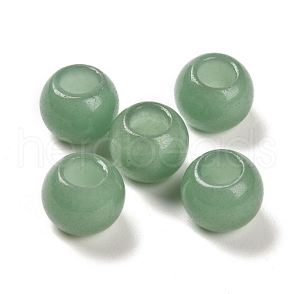 Natural Green Aventurine European Beads G-R488-01N-1