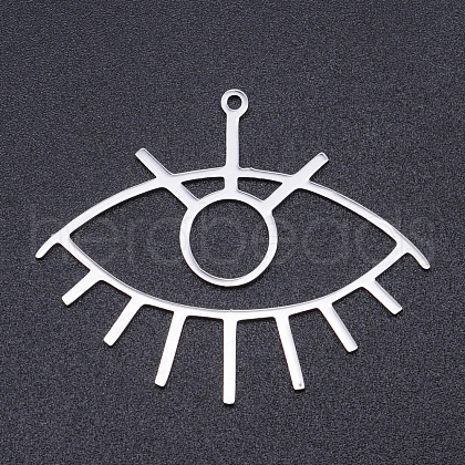 Non-Tarnish 201 Stainless Steel Laser Cut Pendants STAS-S105-T920-1-1