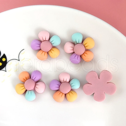 Opaque Resin Cabochons X-OHAR-PW0001-497A-1