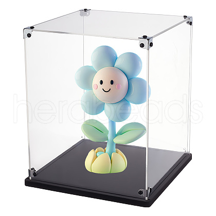 Transparent Acrylic Minifigures Display Case ODIS-WH0043-92B-1