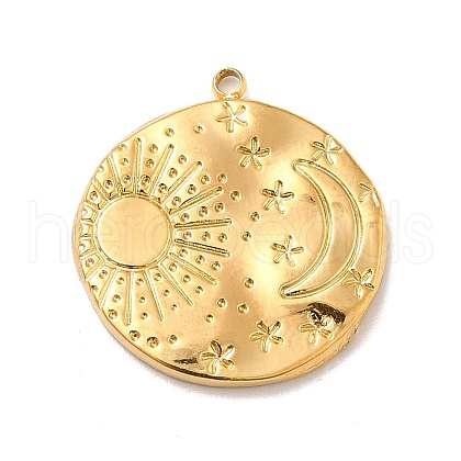 Ion Plating(IP) 304 Stainless Steel Pendants STAS-A066-02G-1