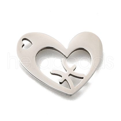 201 Stainless Steel Pendants STAS-A116-01P-12-1