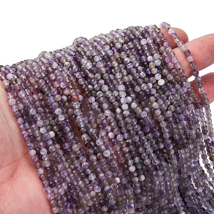 Natural Amethyst Beads Strands G-RM2025-A08-3mm-1