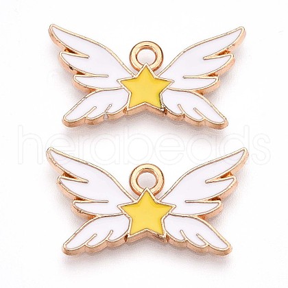 Alloy Enamel Pendants ENAM-N056-438-1