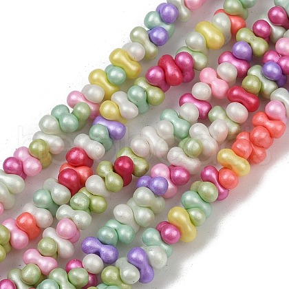 Handmade Lampwork Beads Strands LAMP-S070-12T-1