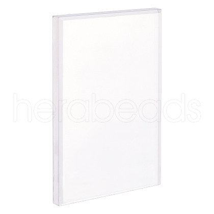 Rectangle Transparent Acrylic Display Base DJEW-WH0034-50E-1
