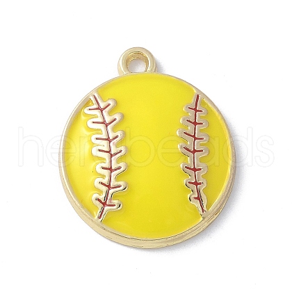 Alloy Enamel Pendants PALLOY-R153-02G-02-1