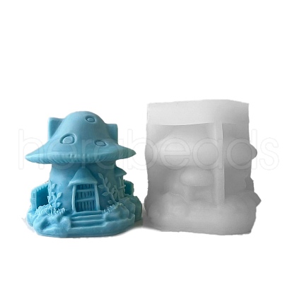 Mushroom House DIY Candle Silicone Molds PW-WGB7462-01-1
