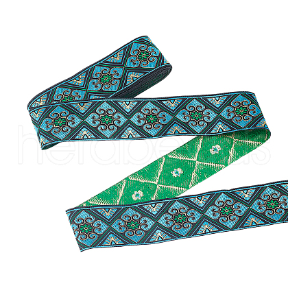 7M Polyester Jacquard Rhombus Ribbon OCOR-WH0100-06A-1
