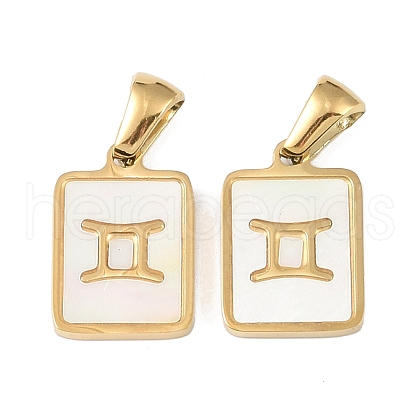 Constellations Natural White Shell Pendants STAS-M338-01C-G-1