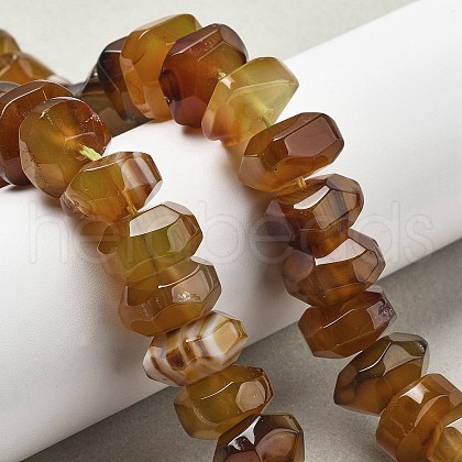 Natural Agate Beads Strands G-K392-A16-1