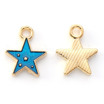 Alloy Enamel Charms X-ENAM-S121-028A-1