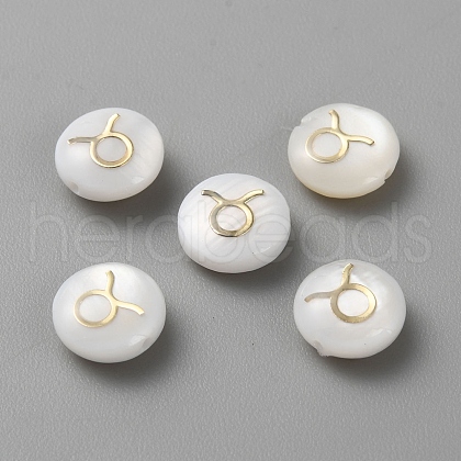 5Pcs Natural Freshwater Shell Beads BSHE-TAC0004-01D-1