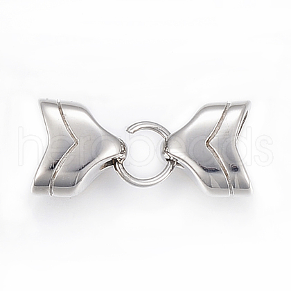 Tarnish Resistant 304 Stainless Steel Cord Ends STAS-I091-01P-1