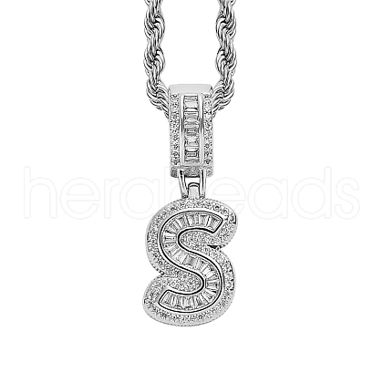Brass Micro Pave Cubic Zirconia Pendants PW-WG3207D-38-1