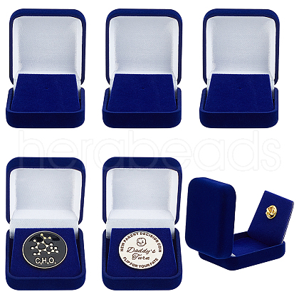 Velvet Badge Storage Boxes CON-WH086-145A-1
