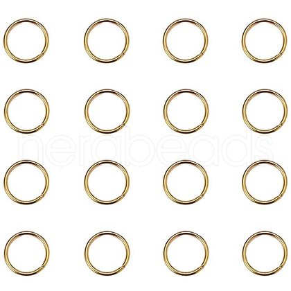 Brass Jump Rings KK-PH0006-10mm-G-1