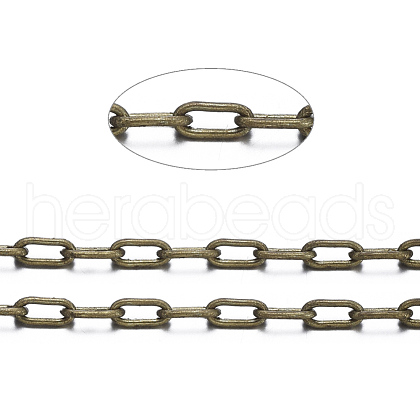 Brass Cable Chains CHC028Y-AB-1