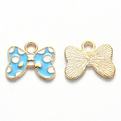 Alloy Enamel Pendants ENAM-N054-007D-1