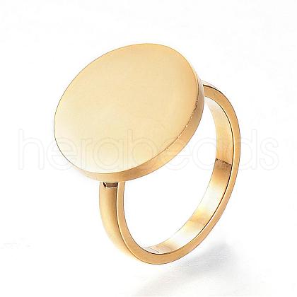 304 Stainless Steel Finger Rings RJEW-G081-48G-16mm-1