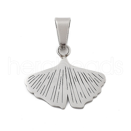 304 Stainless Steel Pendants STAS-F313-19P-1
