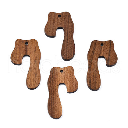 Walnut Wood Pendants WOOD-N011-005-1