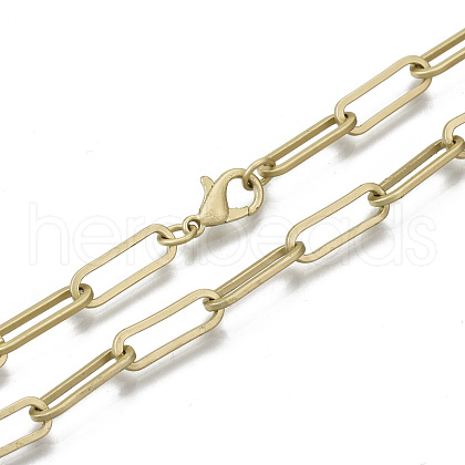 Brass Paperclip Chains MAK-S072-14D-MG-1