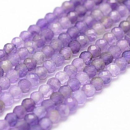 Natural Amethyst Beads Strands G-F460-50-A-1