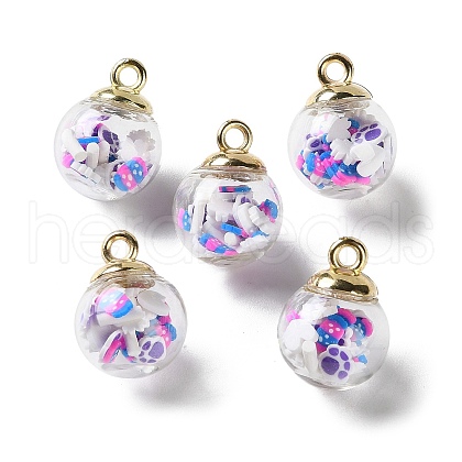 Glass Pendants FIND-Z083-01A-1