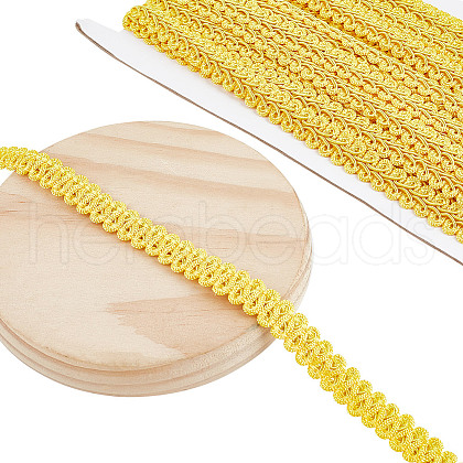 13M Polyester Centipede Lace Ribbons SRIB-WH0011-223A-1