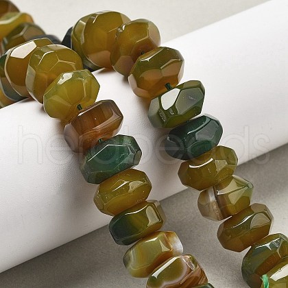 Natural Agate Bead Strands G-K392-A05-1