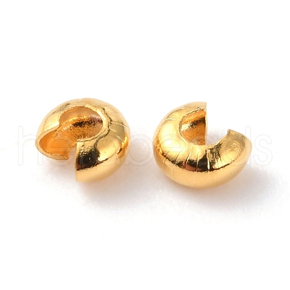 304 Stainless Steel Crimp Beads Cover X-STAS-WH0017-024A-1