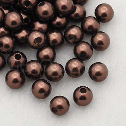 Imitation Pearl Acrylic Beads PL614-24-1