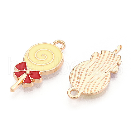 Alloy Enamel Pendants ENAM-S119-041D-1