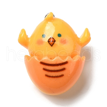 Cute Opaque Resin Pendants RESI-L038-08P-02-1