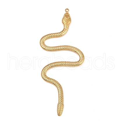 304 Stainless Steel Big Pendants STAS-B092-11G-1