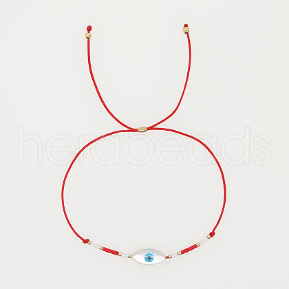 Natural Shell Evil Eye Bracelets FK3019-1-1
